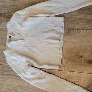 Heathered gray crop top